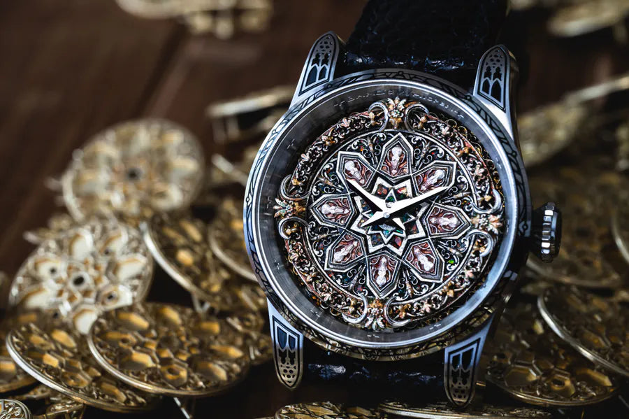 Gothic Origin – Dante’s Divine Comedy: Paradiso Recital “Glory” (Sterling Silver, Gold Leaf & Gemstone Edition)