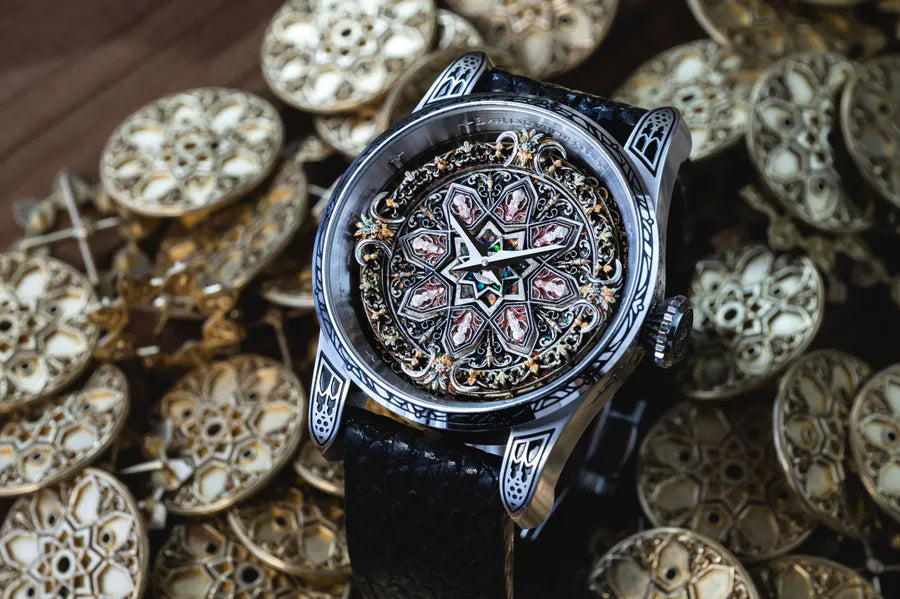 Gothic Origin – Dante’s Divine Comedy: Paradiso Recital “Glory” (Sterling Silver, Gold Leaf & Gemstone Edition)