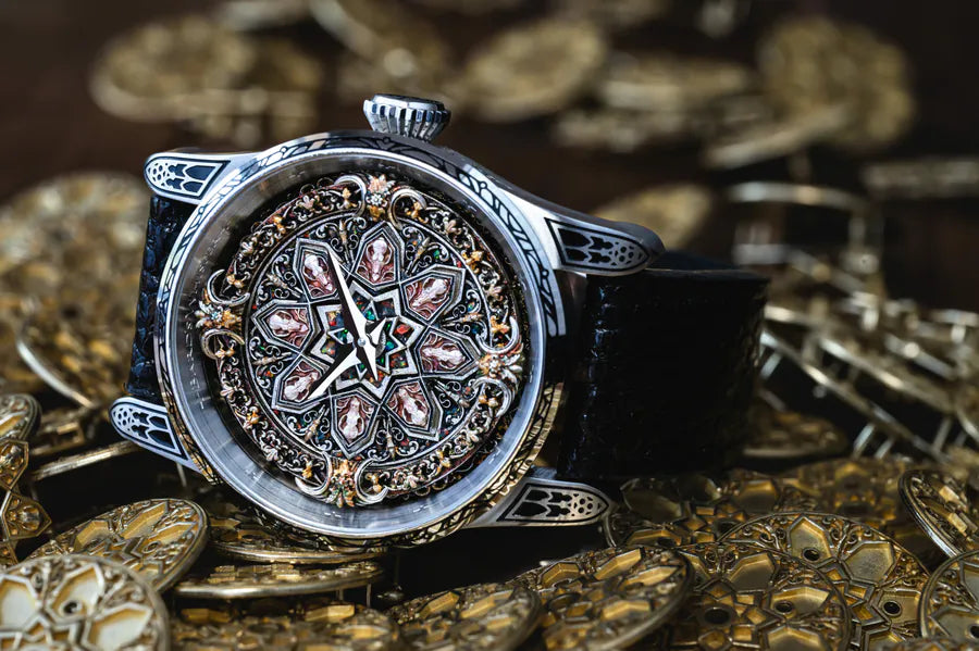 Gothic Origin – Dante’s Divine Comedy: Paradiso Recital “Glory” (Sterling Silver, Gold Leaf & Gemstone Edition)